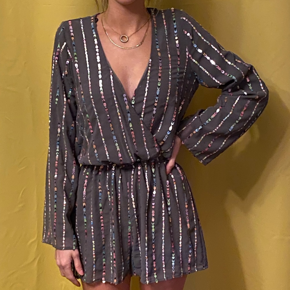 Long sleeve romper